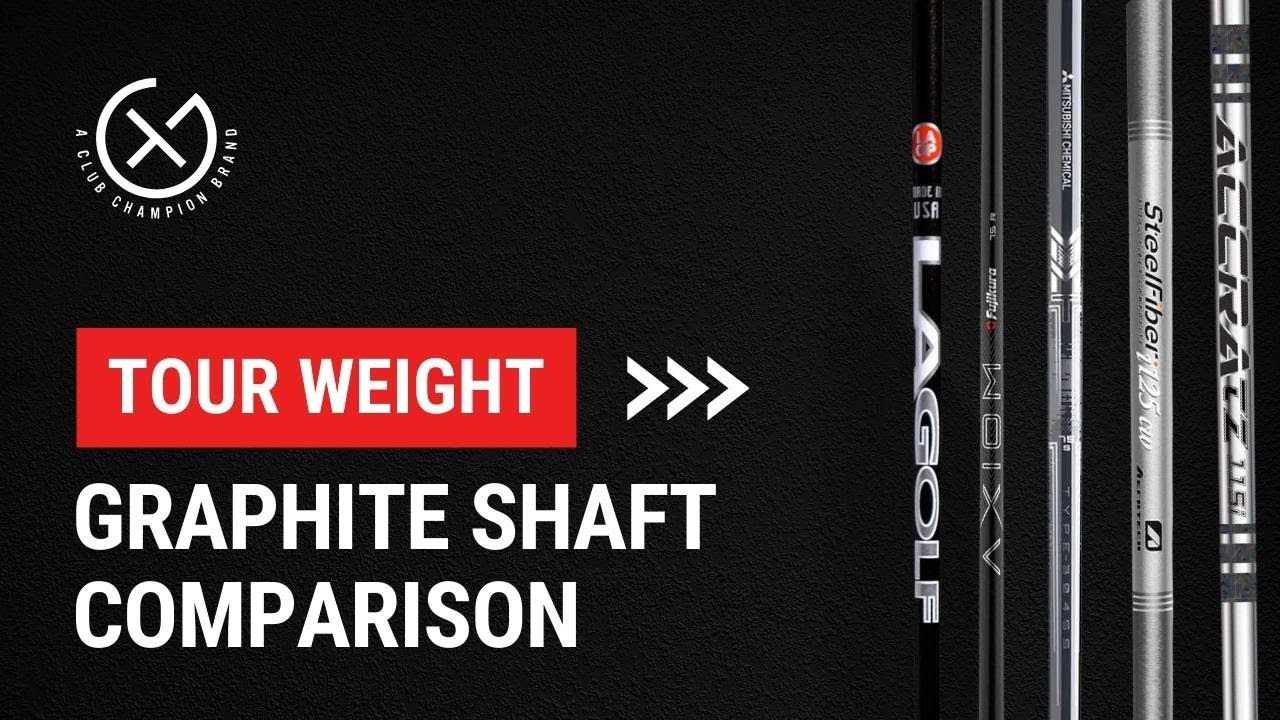 Comparison - Tour Weight Graphite Iron Shafts